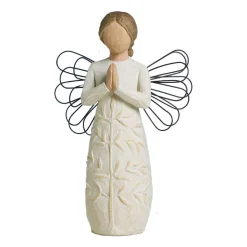 Ange prière main jointe à poser