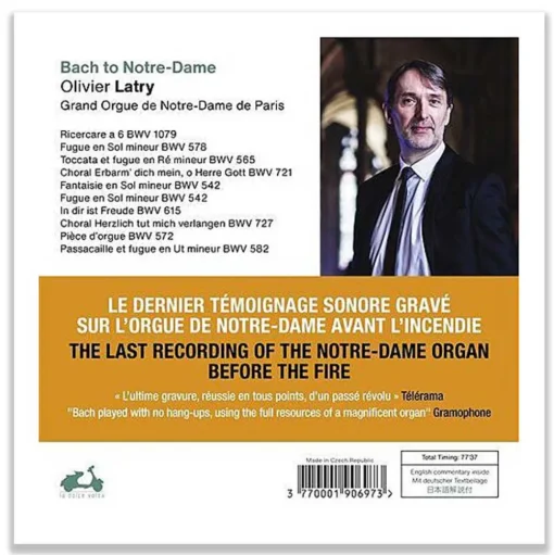 Bach to NOTRE DAME