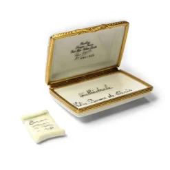 Boite collection carte postale Notre-Dame Porcelaine