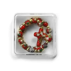 Bracelet de perles cloisonnées