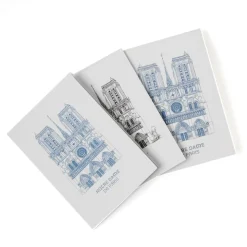 Cahier exercice cathédrale A5 Bleu
