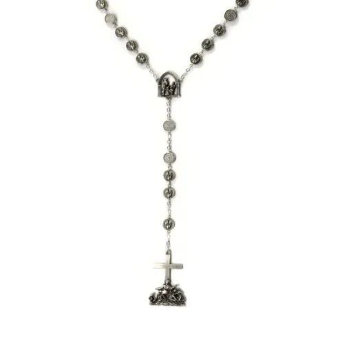 Chapelet de la Pieta de Notre-Dame, argenté