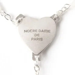 Chapelet nacre argenté Notre-Dame