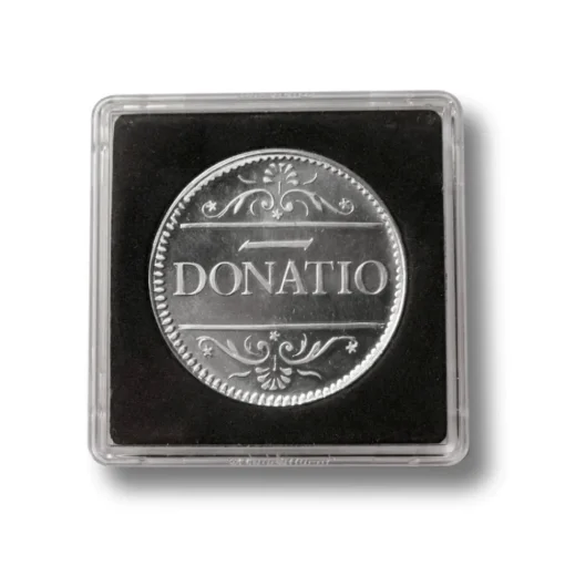 Donatio, La Médaille du donateur, argent massif, édition limitée