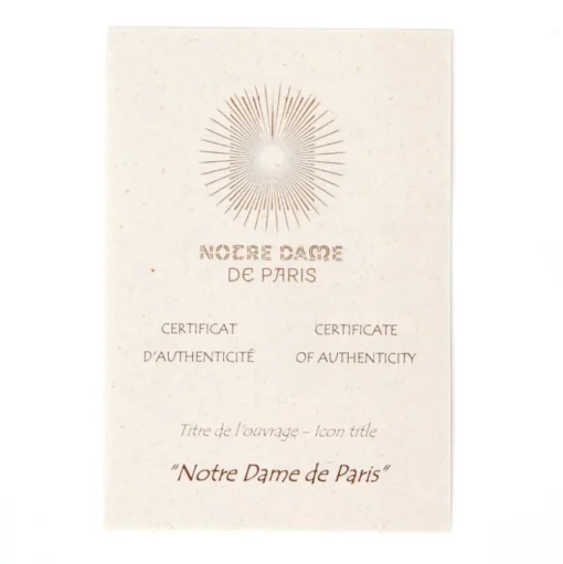 Icone Notre Dame peinte main