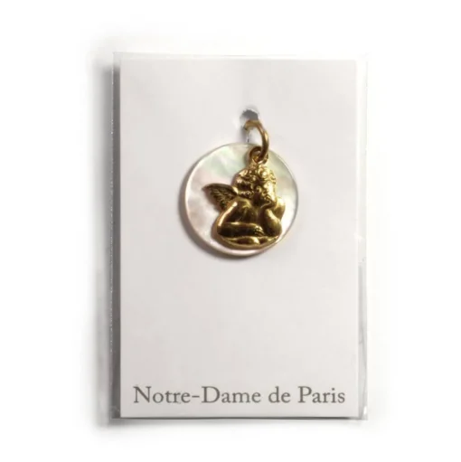 Médaille Ange sur Nacre