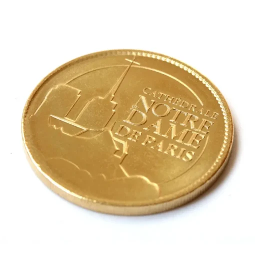 Médaille Souvenir Notre-Dame Façade Cathédrale
