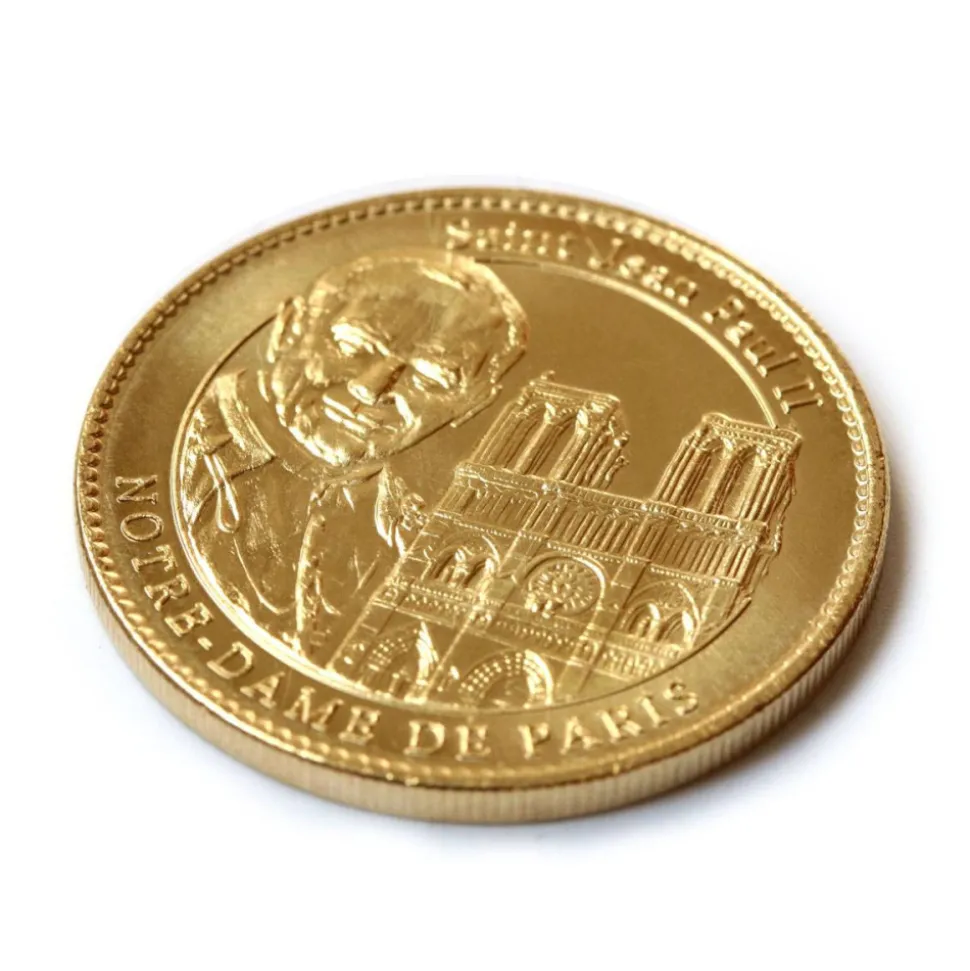 Médaille Souvenir Notre-Dame Deux Papes