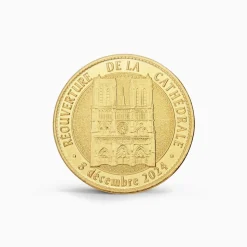 Médaille souvenir officielle réouverture Notre-Dame