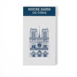 Mini bloc-notes cathédrale bleu
