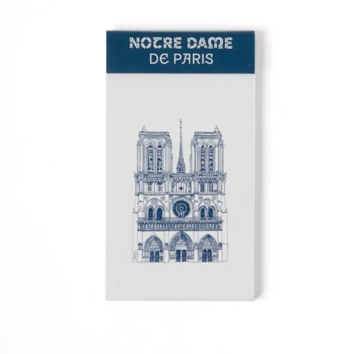 Mini bloc-notes cathédrale bleu