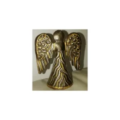 Petit Ange en métal doré, artisanat d'Haïti