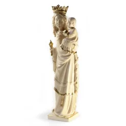 Vierge Notre Dame bois doré - 21 cm