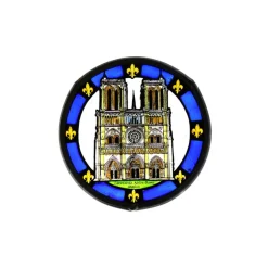 Vitrail cathédrale - 7 cm