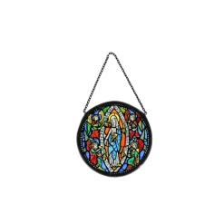 Vitrail Notre-Dame aux anges - 7 cm